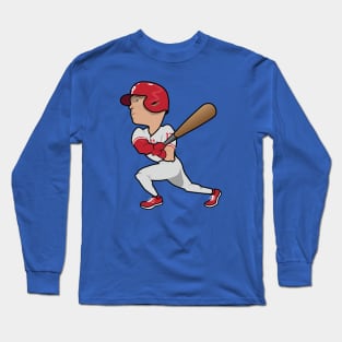 Rhys Hoskins Caricature Long Sleeve T-Shirt